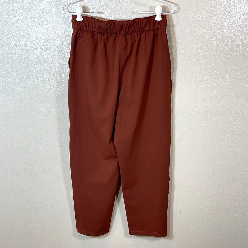Lululemon Keep Moving Crop High Rise 23" Dark Terracotta SIZE 6 - Picture 3 of 11